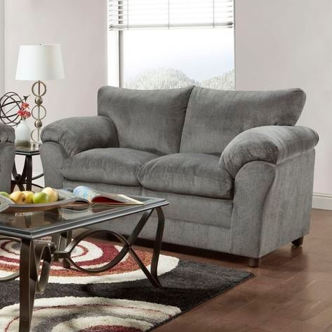 KAITLYN GREY SOFA &amp; LOVESEAT |