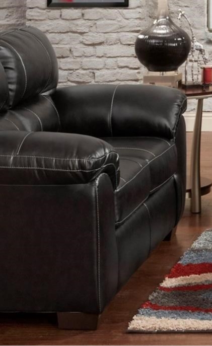 EASTON BLACK SOFA AND LOVESEAT |