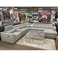 TEMPEST GREY 4 PIECE POWER | RECLINING SECTIONAL