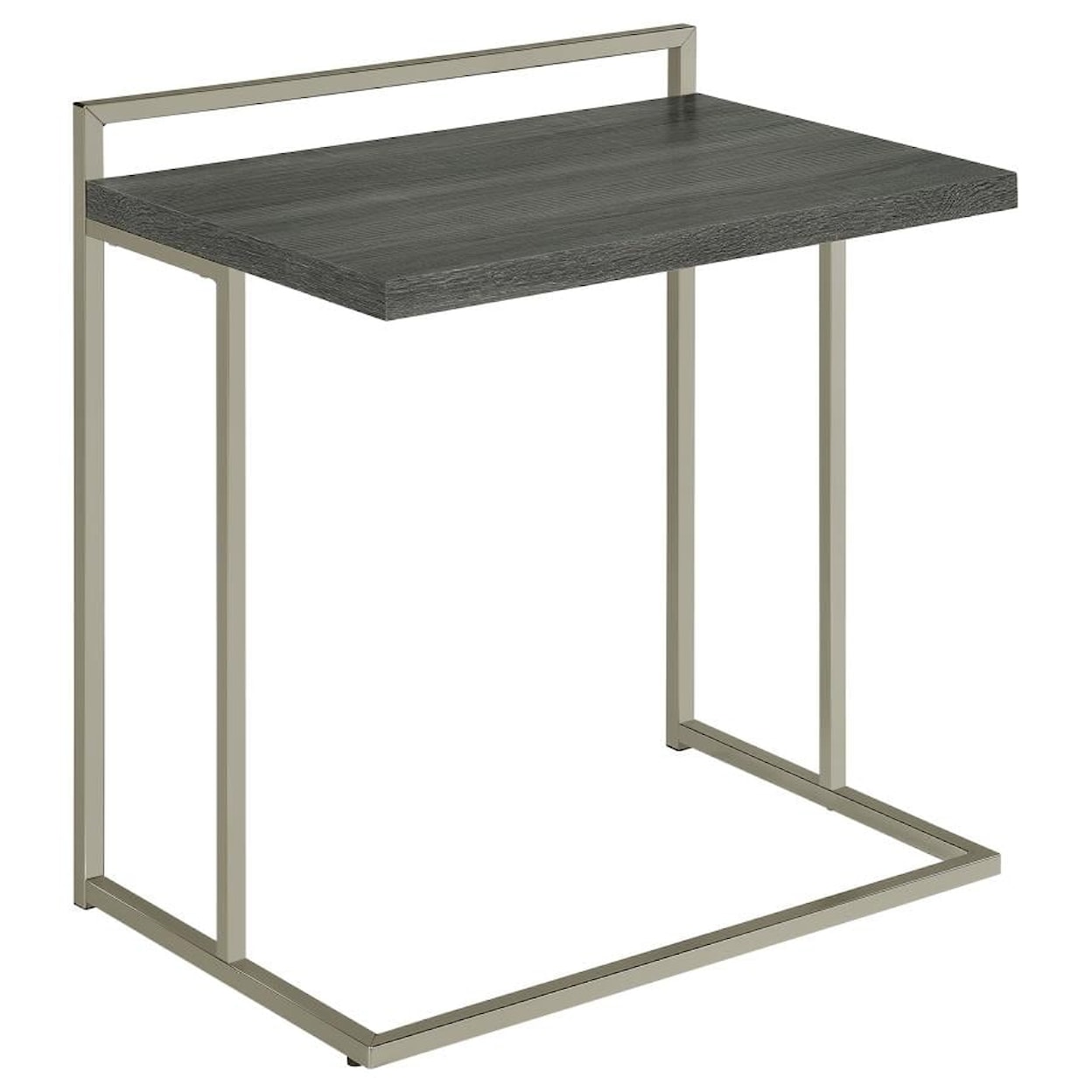 Coaster Snack Tables GREY & CHROME SNACK TABLE |