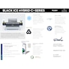 Bedding Industries of America Eclipse Glacier ECLIPSE GLACIER BLACK ICE PLUSH.. | QUEEN MA