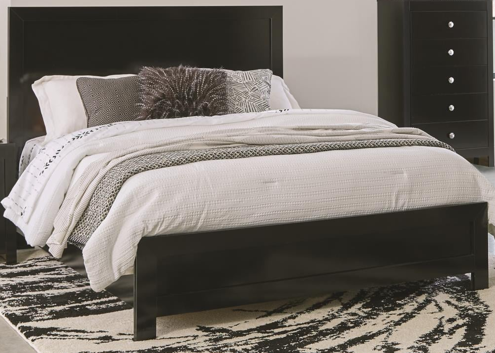 Brianna Black 11640 BRIANNA BLACK KING BED 7 Day Furniture Bed