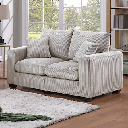 GLENDALE CREAM LOVESEAT |