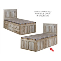MOUNTAIN CAPTAIN TWIN BED | WITH SIDE DRAWER
