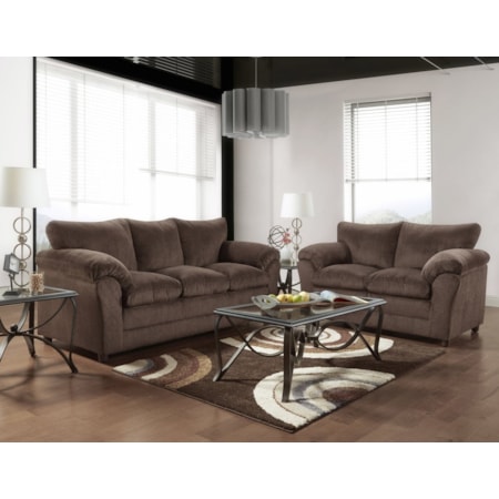 KAITLYN CHOCOLATE SOFA |