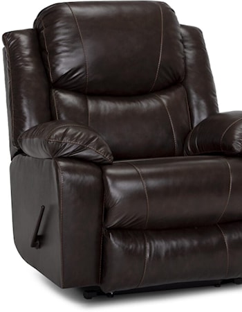 ZEUS BROWN BIG MAN RECLINER |