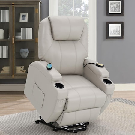 LUFIE BEIGE POWER LIFT CHAIR | .