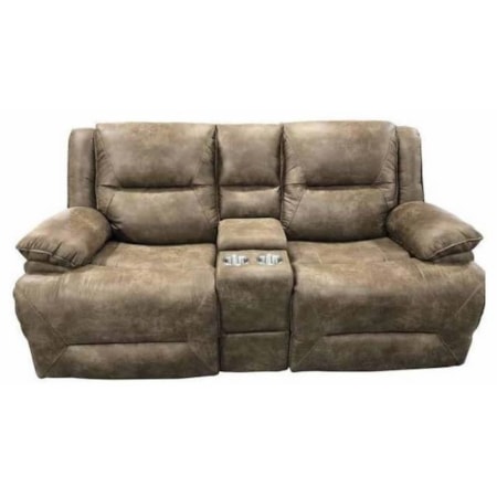 GRANT BROWN DOUBLE RECLINING | LOVESEAT