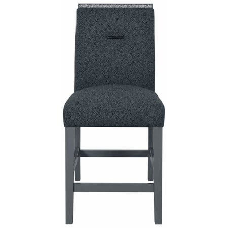 MOROCCO DARK GREY PUB STOOL | 2PB