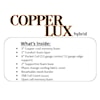 BedTech Copper Lux Hybrid 12" 12" COPPER LUX HYBRID TWIN MATTRESS |