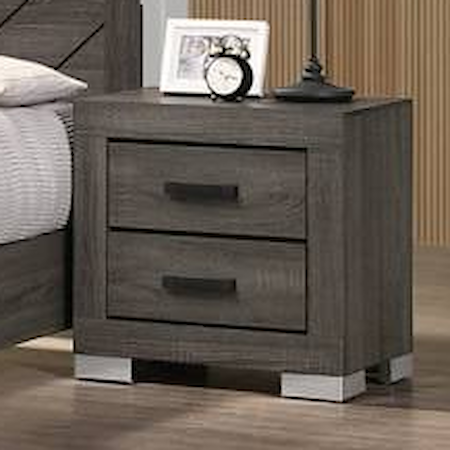 EMMITT GREY 4 PC BEDROOM SET |