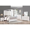 Bella Esprit Alaska ALASKA WHITE QUEEN CANAPY BED |