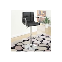 BLACK/CHROME BARSTOOL |