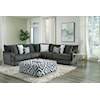 Albany Clarissa CLARISSA CHARCOAL 2 PIECE SECTIONAL |