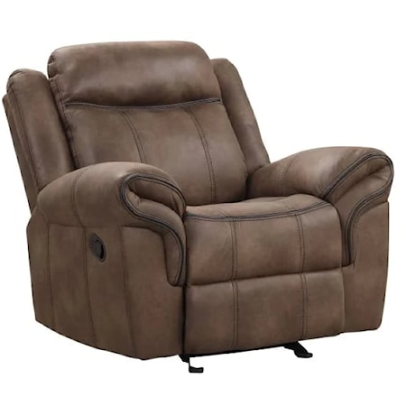 MARYVILLE BROWN GLIDING RECLINER |