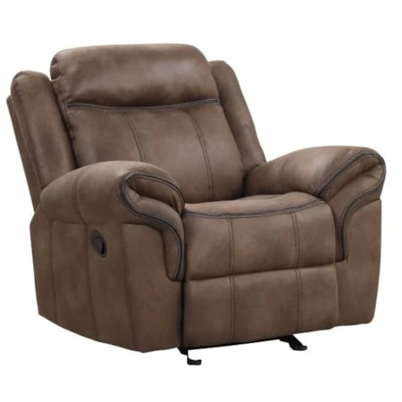 MARYVILLE BROWN GLIDING RECLINER |
