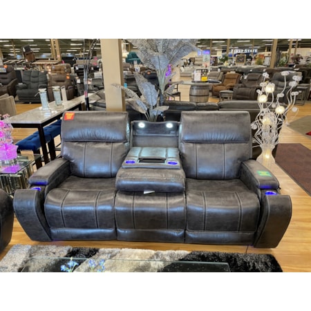 Imperial 4931 IMPERIAL GREY TRIPLE POWER SOFA Day Furniture