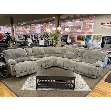 MANHATTEN FOG 7 PC POWER SECTIONAL |