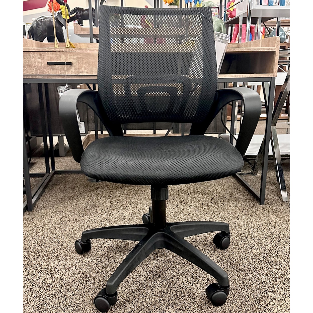 Furniture of America Office Chair ERGONOMIC BLACK DESK CHAIR |