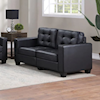 Furniture World Distributors World WORLD BLACK LOVESEAT |