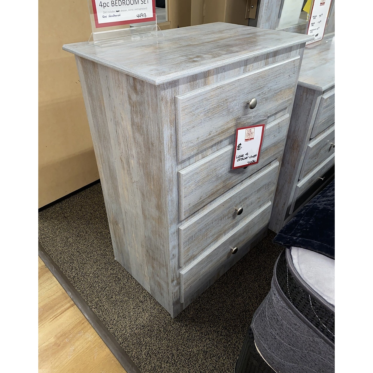 A & H Woodworking Lake LAKE 4 DRAWER CHEST |