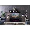 Technical Pro Staten Island STATEN ISLAND BLACK TV STAND WITH | FIREPLAC