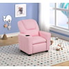 Lilola Home Youth Recliner YOUTH PINK PU KIDS RECLINER |