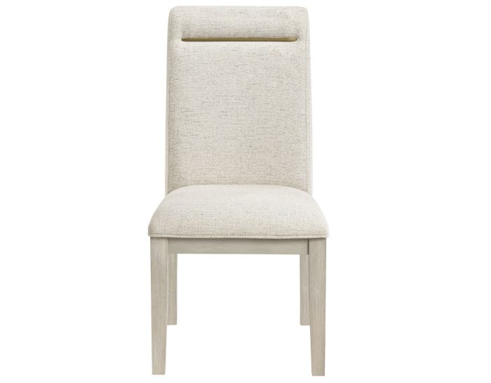 GARDNER BRUSHED WHITE DINING CHAIR |