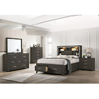 SASHA GREY 4PC QUEEN BEDROOM SET |