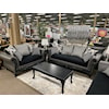 Furniture Zone Sinbad SINDAD BLACK SOFA & LOVESEAT |