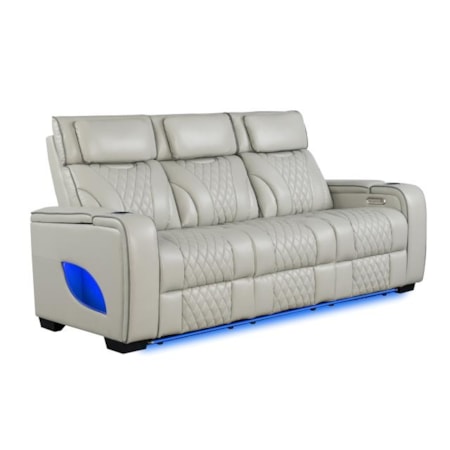 MEGATRON GREY DOUBLE POWER SOFA |