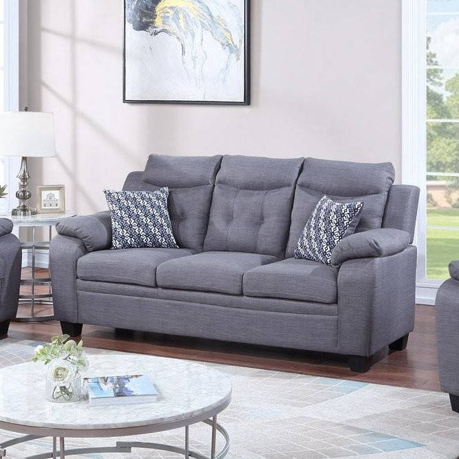 PATTY GREY SOFA &amp; LOVESEAT |