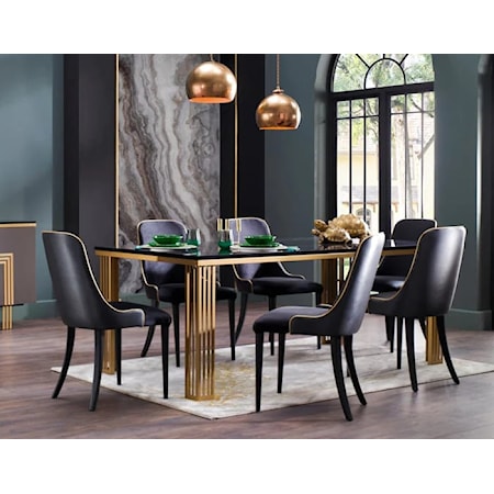 CARLITO 7 PC DINING SET | .