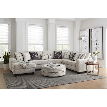 PERSIAN BEIGE 3 PC LAF CHAISE | SECTIONAL