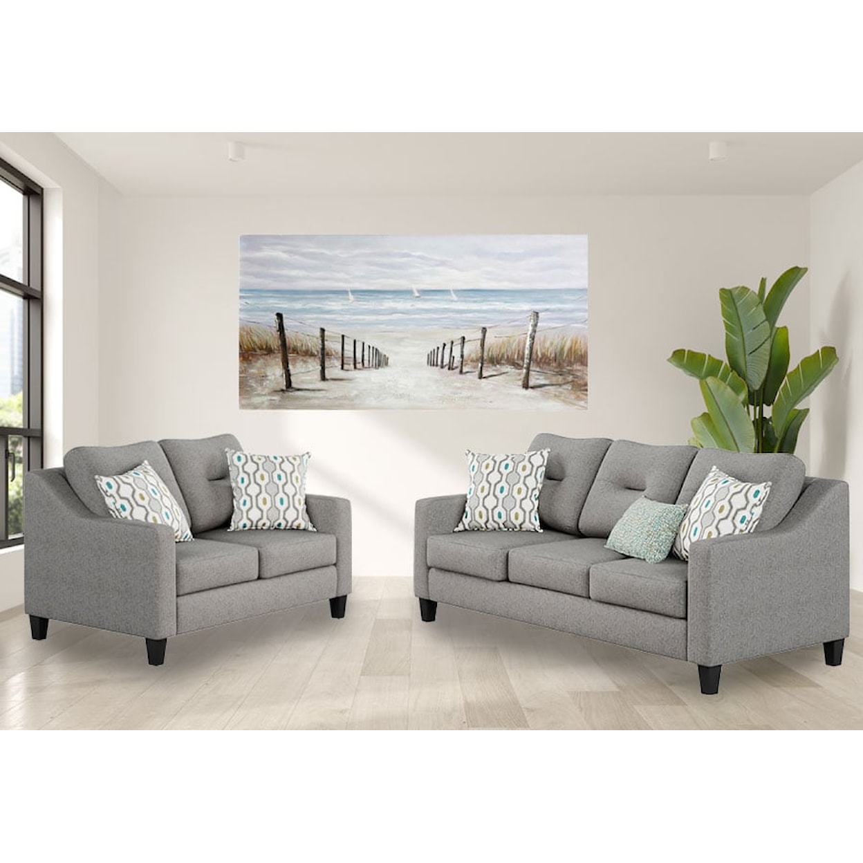 Fusion Furniture Nitro NITRO PEPPER SOFA & LOVESEAT | .