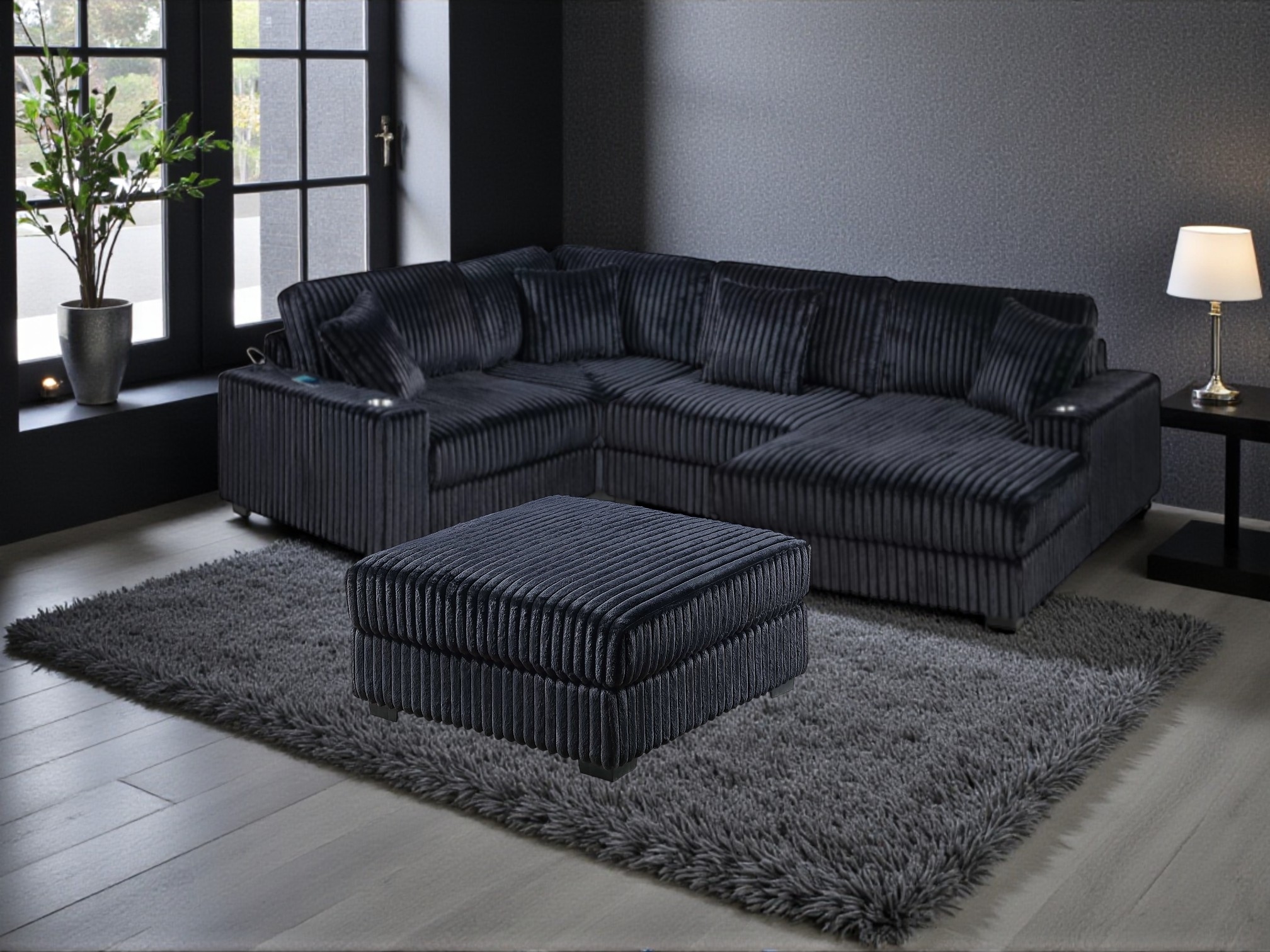 【カリヤ】 LF CHINO BLACK CHINO BLACK (chino-black) - 7 Day Furniture
