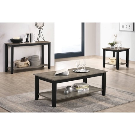 STEALTH GREY END TABLE |