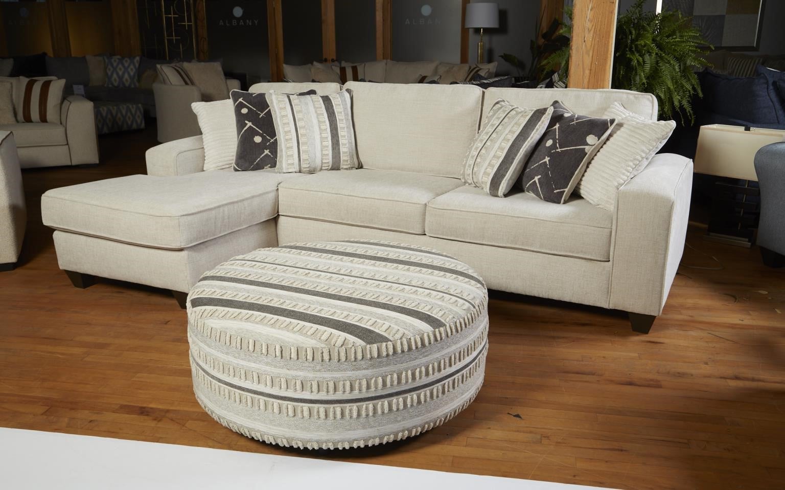 Persian 90424 PERSIAN BEIGE 2 PIECE SECTIONAL | WITH LAF