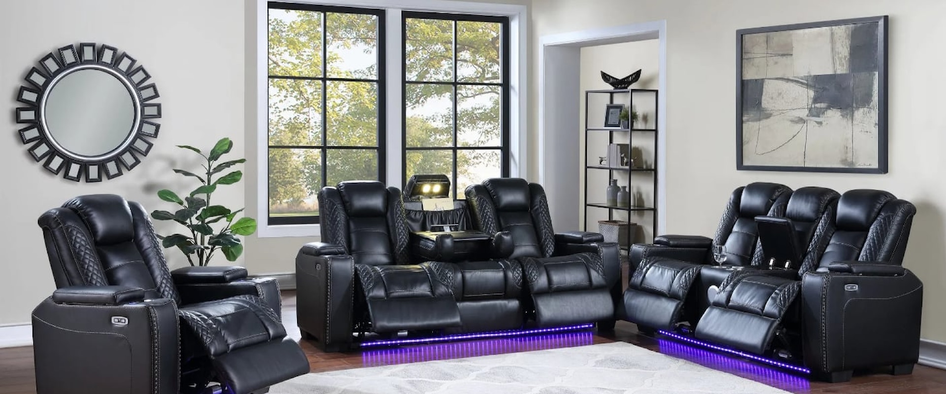 REVOLUTION BLACK POWER SOFA & LOVE |