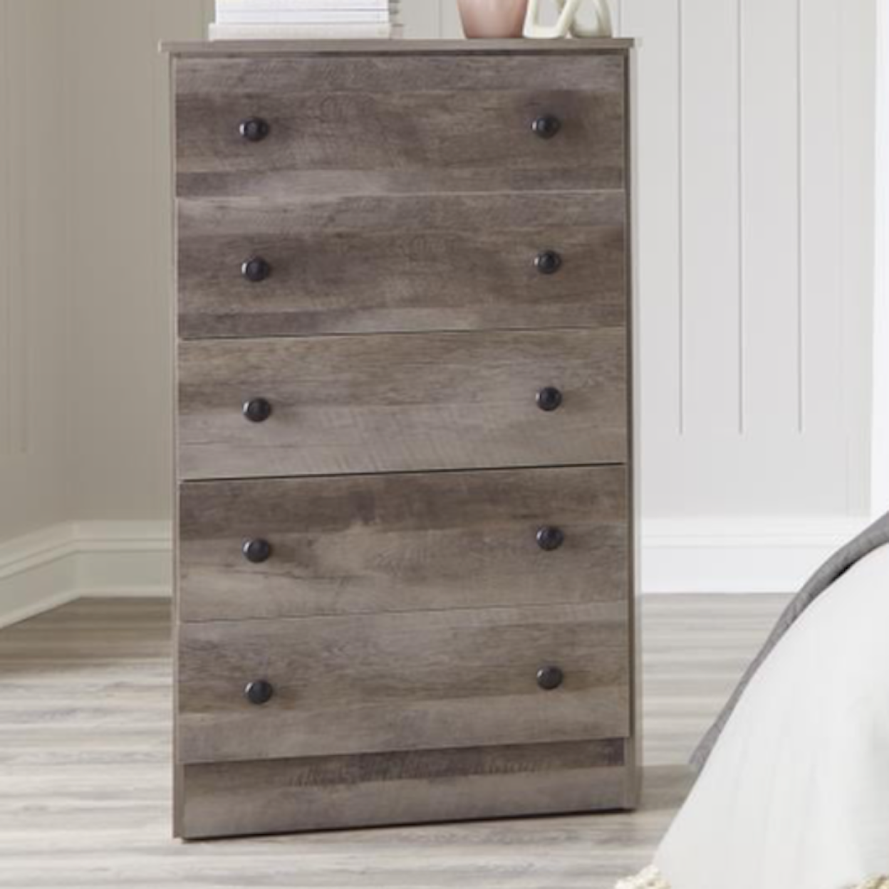 Kith Furniture Grey Oak GREY OAK 5 DRAWER CHEST |