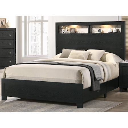 KADEN BLACK QUEEN BED |