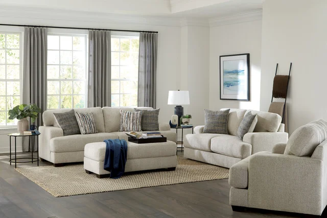 BUFFALO CREAM SOFA &amp; LOVESEAT |