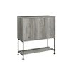 Coaster Bars DRIFTWOOD GREY BAR CABINET |