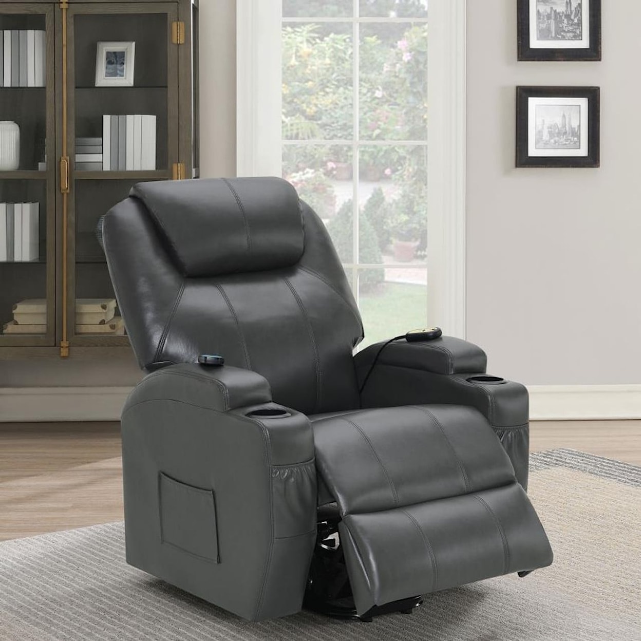 Coaster Lufie LUFIE GREY POWER LIFT CHAIR | .