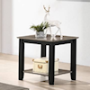 Poundex Stealth Grey Occasional Set STEALTH GREY END TABLE |