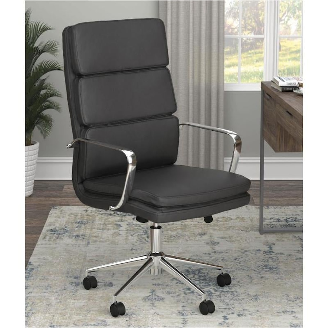 Coaster Francis Office Chair FRANCIS BLACK OFFICE CHAIR |