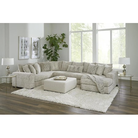 GALACTICA 3 PIECE RAF CHAISE | SECTIONAL