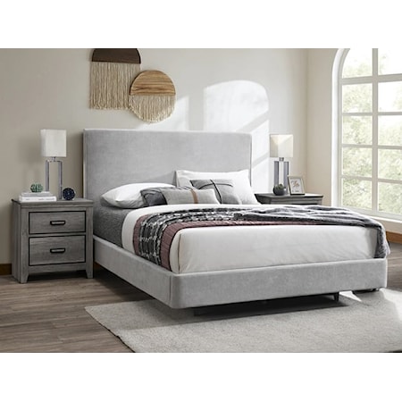 VANA GREY QUEEN FLOATING BED |