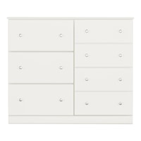 ROCKPORT WHITE 48" 7 DRAWER DRESSER |