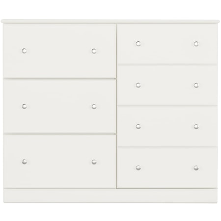 ROCKPORT WHITE 48" 7 DRAWER DRESSER |